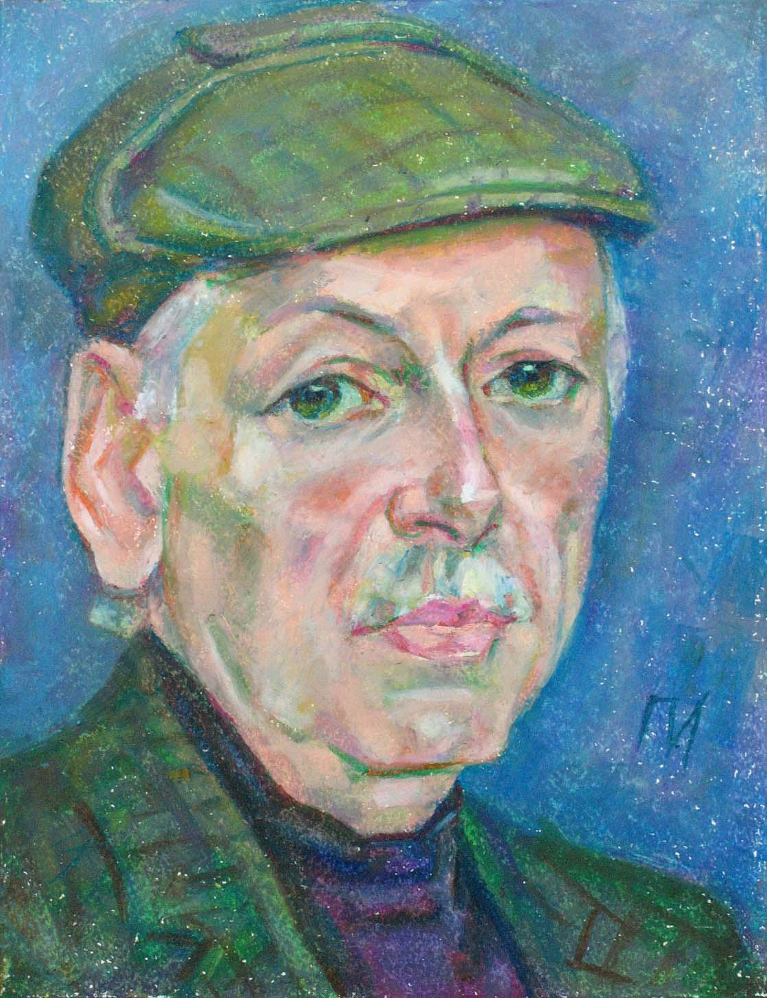 VLADIMIR , paper, oil pastel, 35  27 cm, 2012



