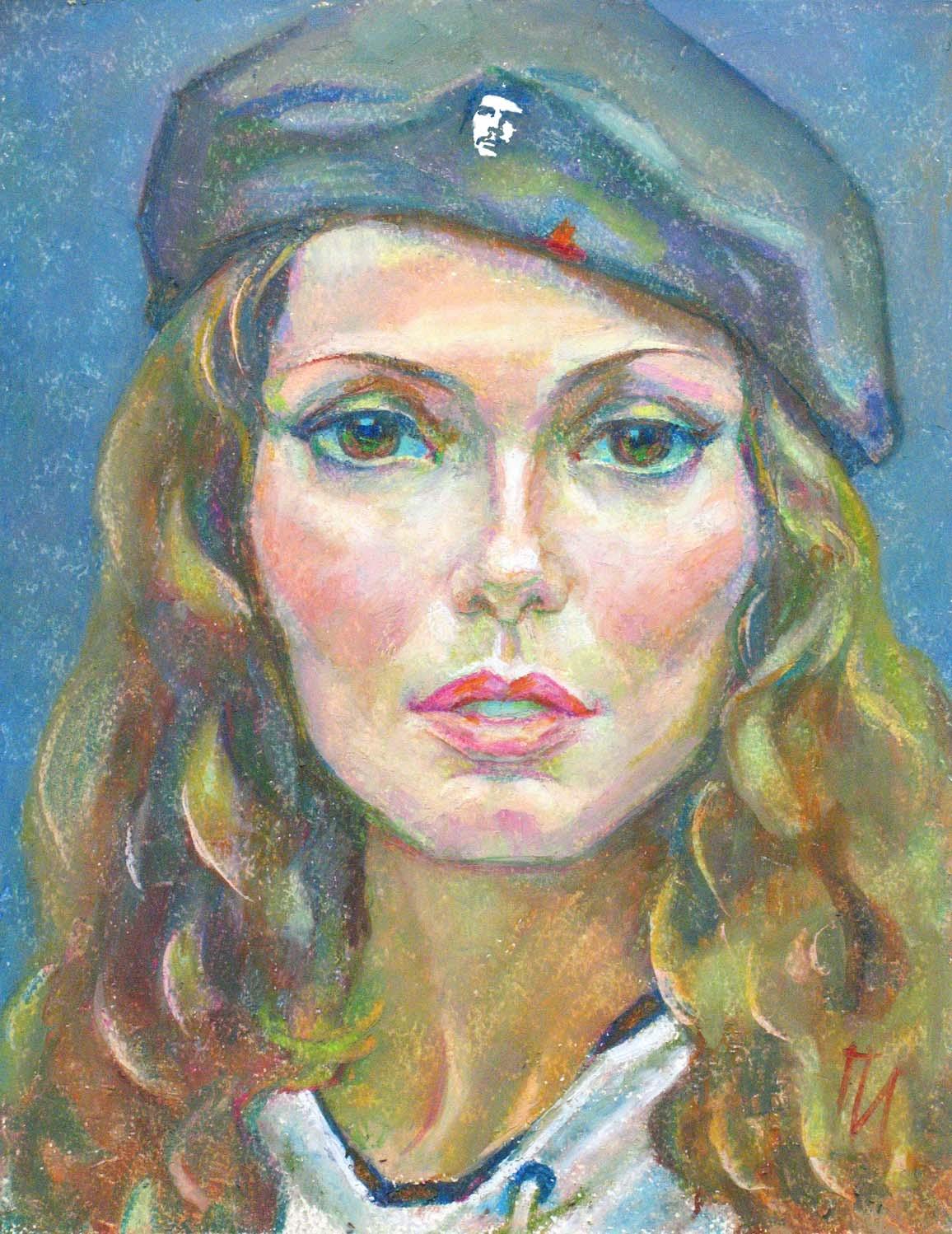 MARIA , paper, oil pastel, 35  27 cm, 2012



