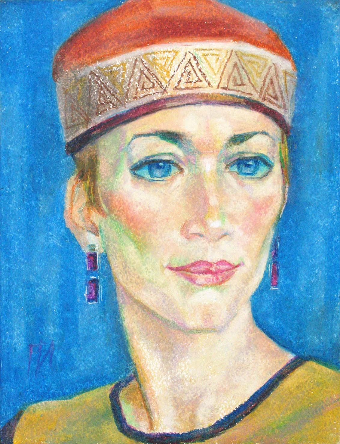 VERA , paper, oil pastel, 35 � 27 cm, 2012




