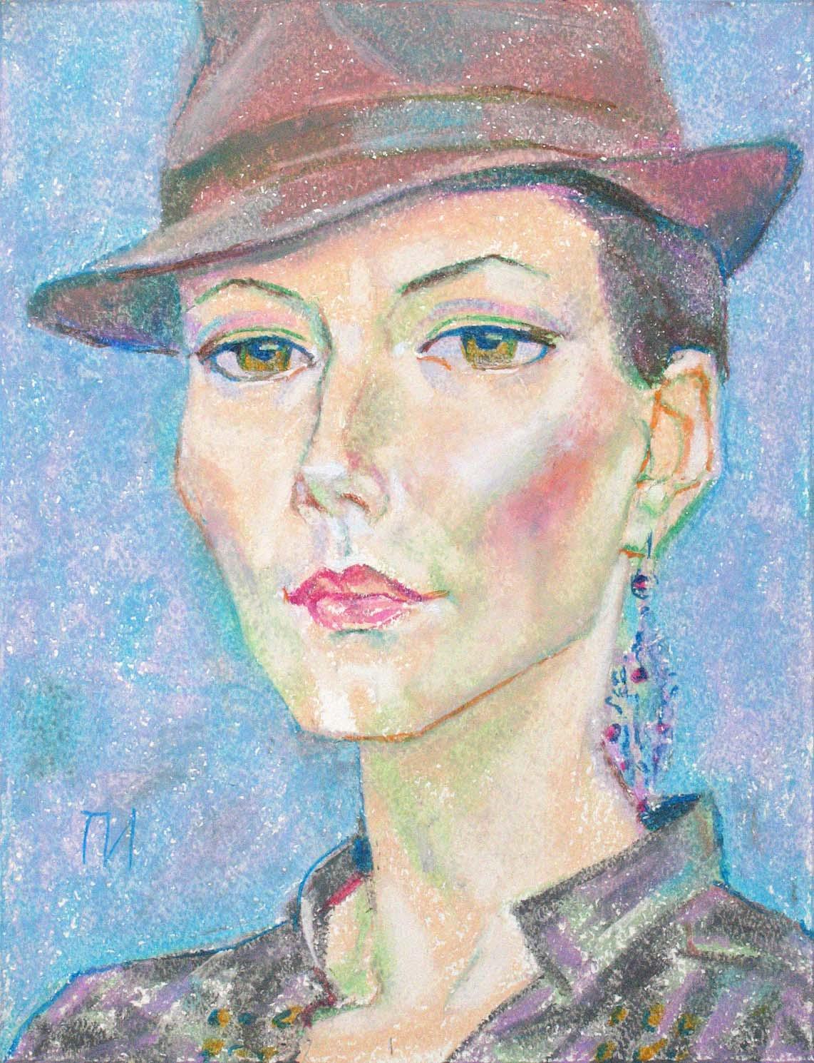 AXINYA , paper, oil pastel, 35  27 cm, 2012




