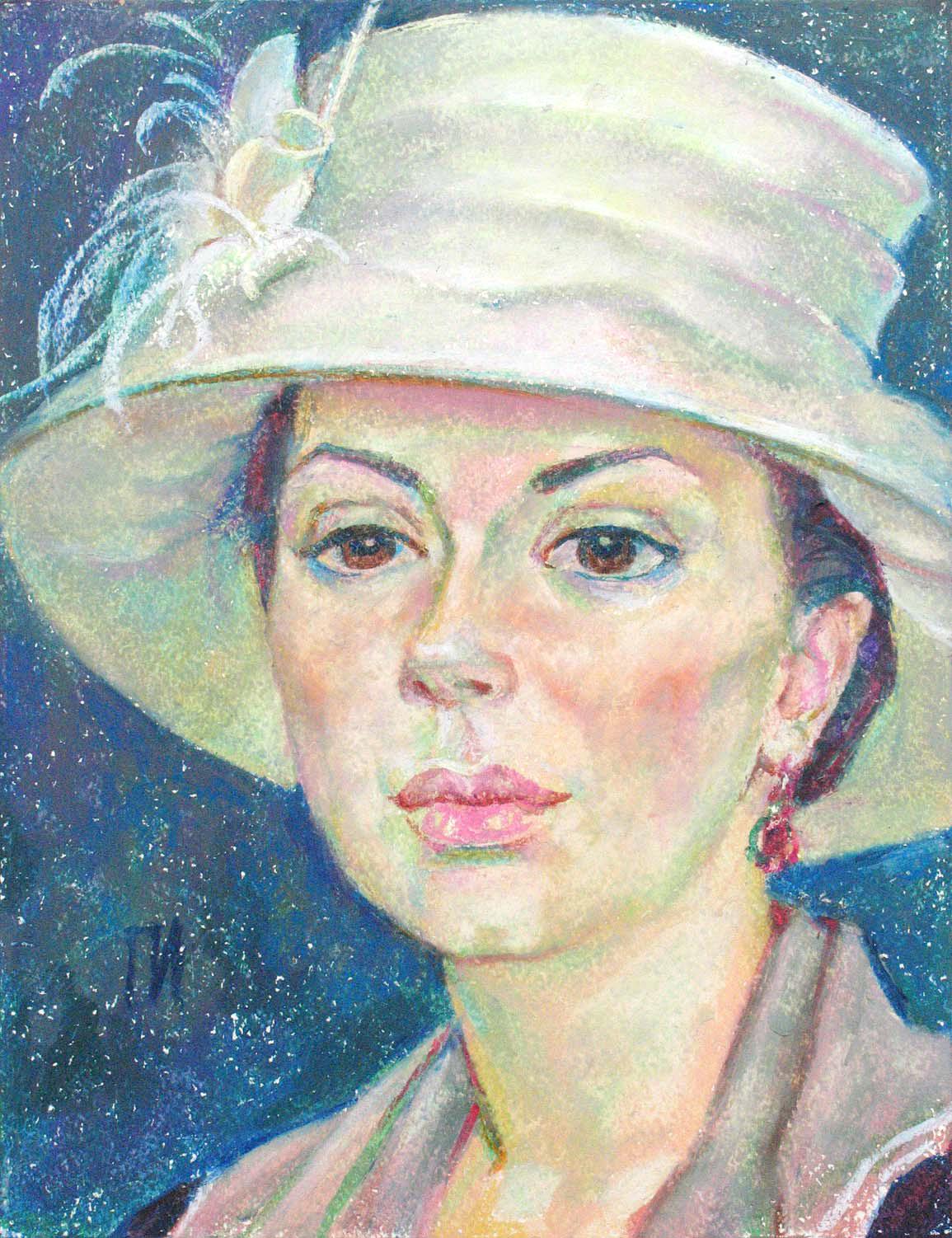 ALYONA , paper, oil pastel, 35  27 cm, 2012



