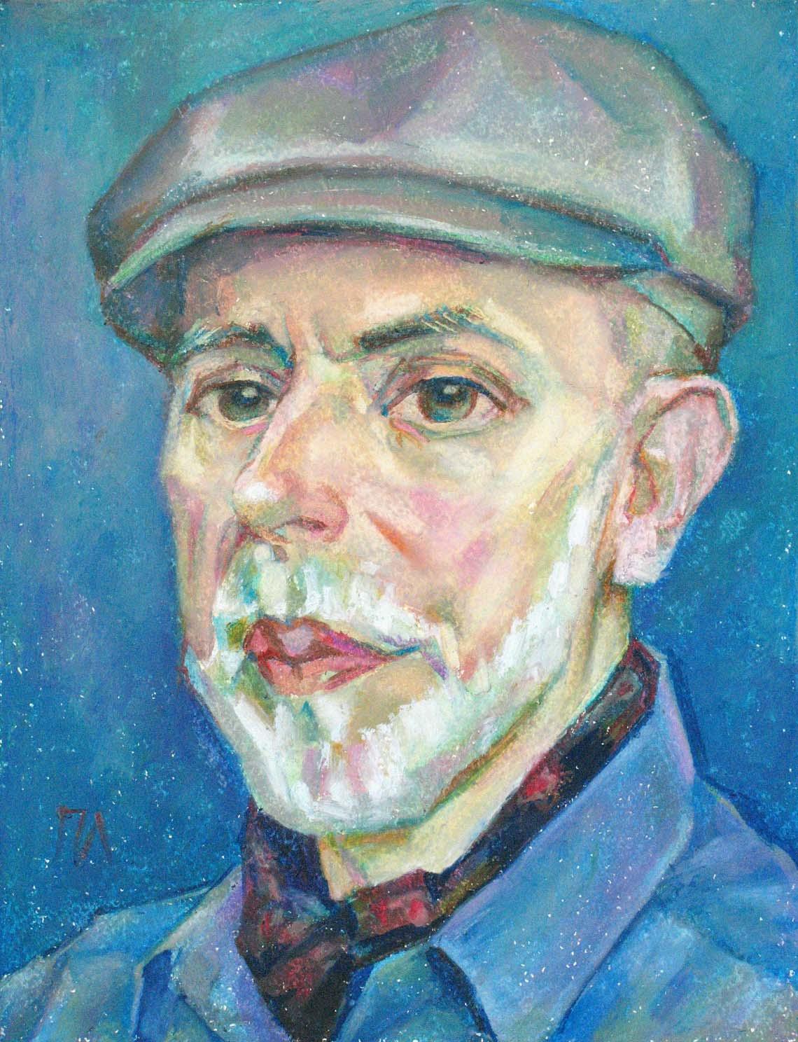 ILYA , paper, oil pastel, 35 � 27 cm, 2012



