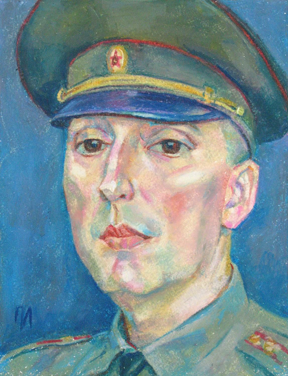 ROMAN , paper, oil pastel, 35 � 27 cm, 2012



