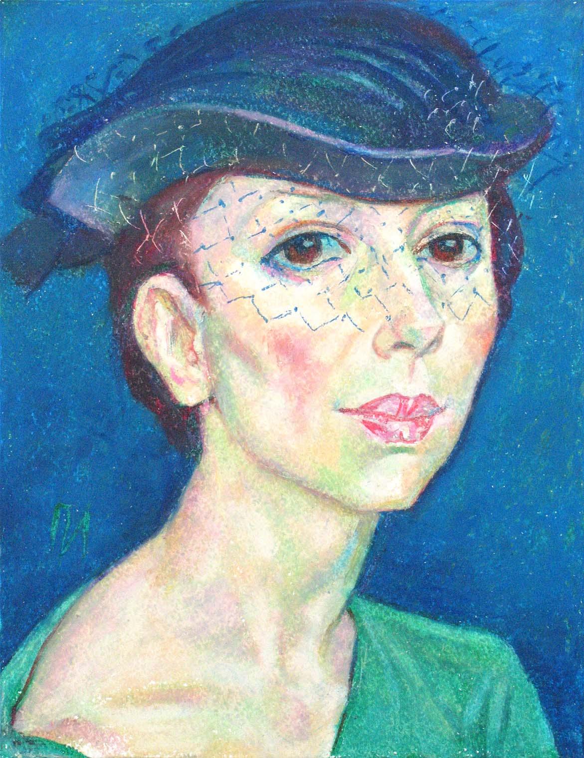TANYA , paper, oil pastel, 35  27 cm, 2012



