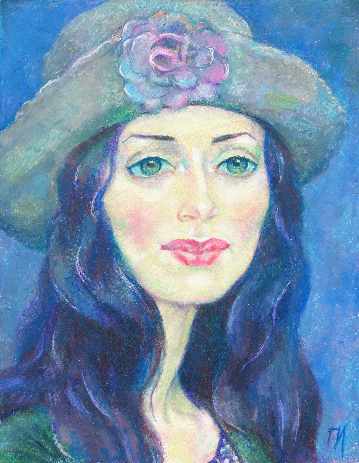 TAMARA , paper, oil pastel, 35 � 27 cm, 2012



