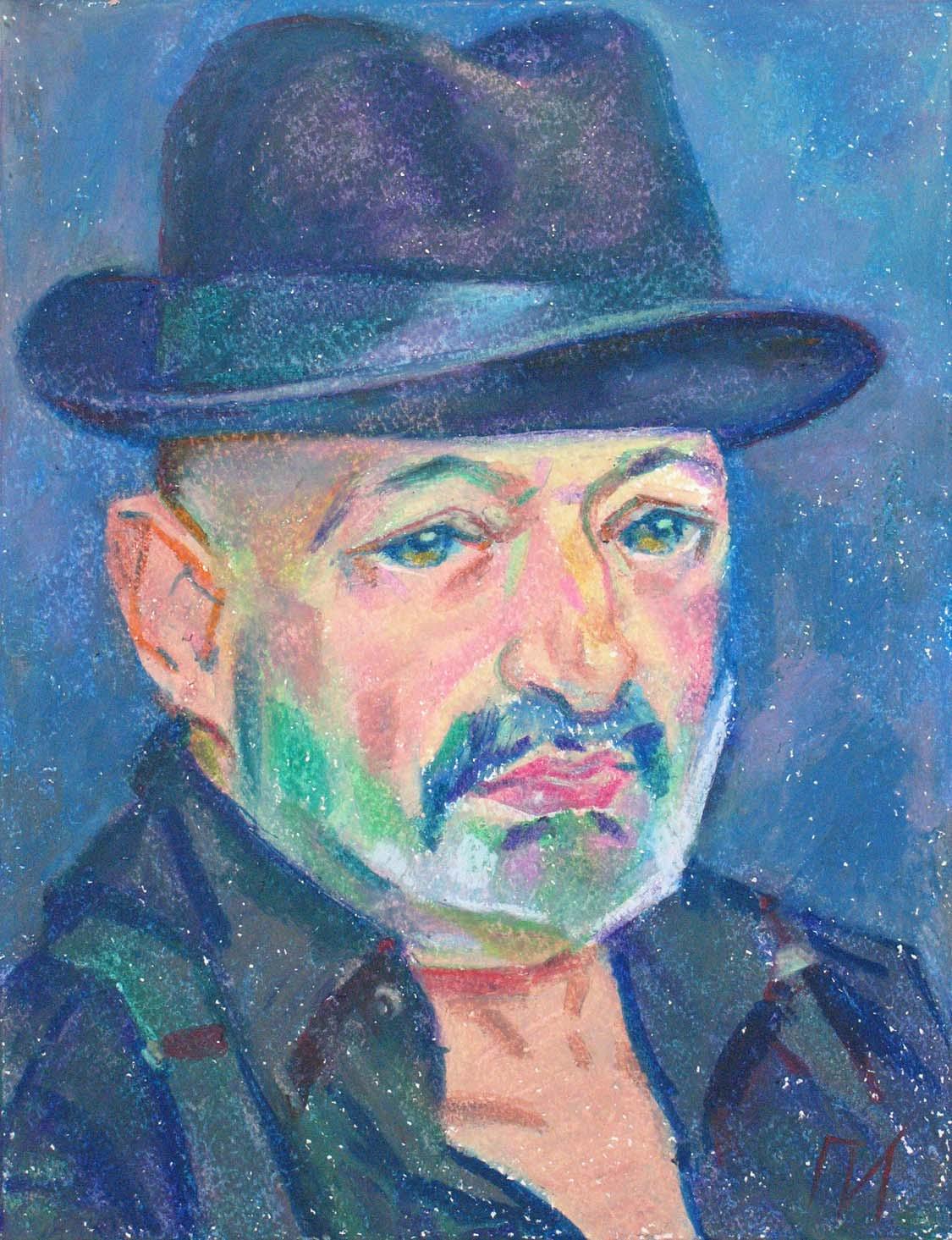 EUGENY , paper, oil pastel, 35  27 cm, 2012



