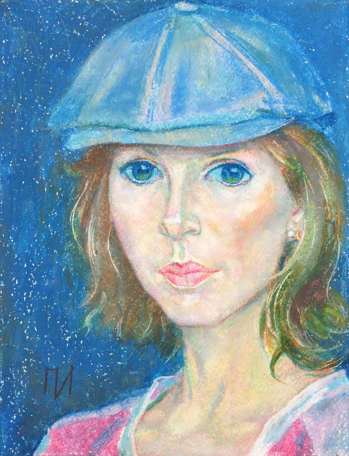 SVETLANA , paper, oil pastel, 35 � 27 cm, 2012



