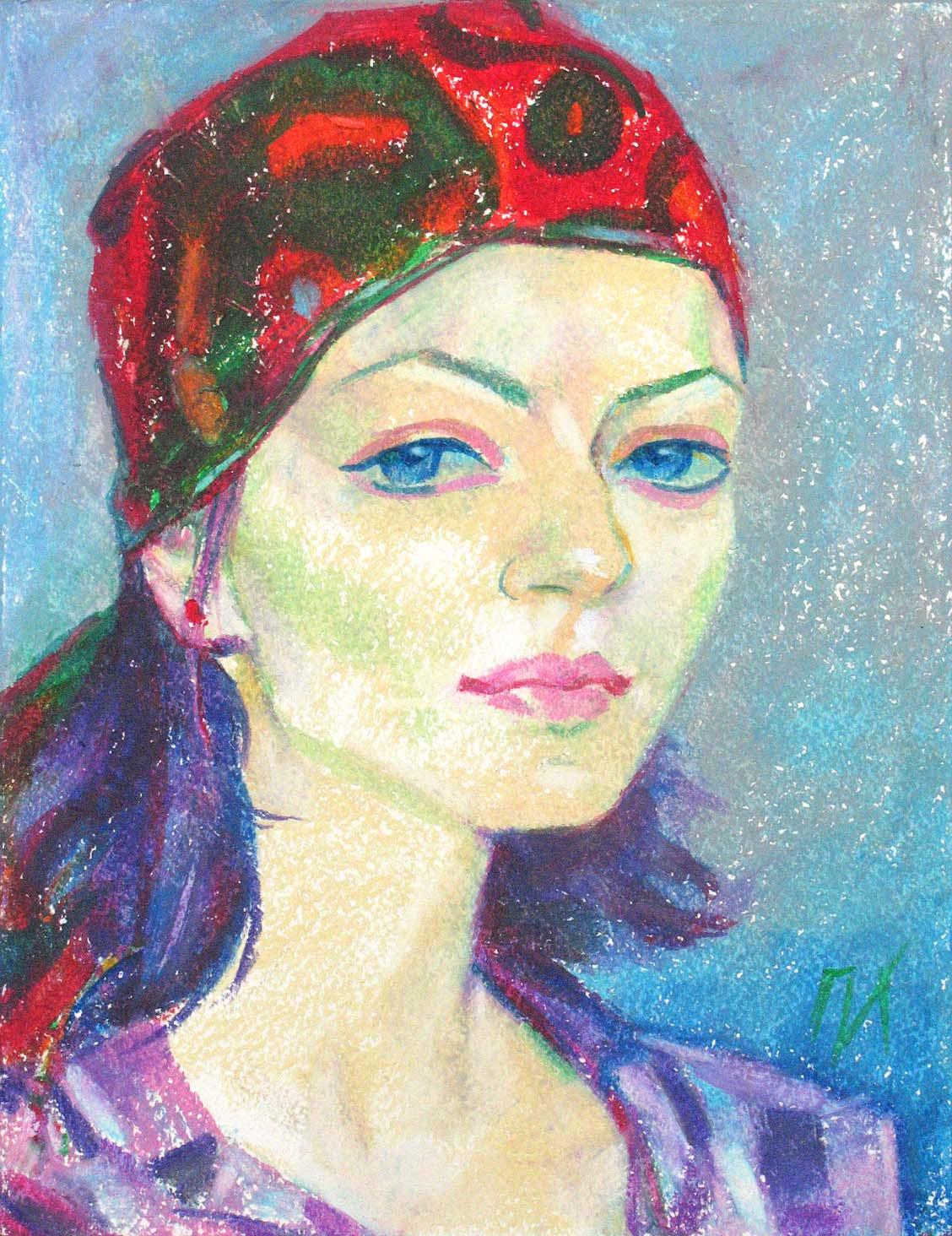 NARMINA , paper, oil pastel, 35  27 cm, 2012



